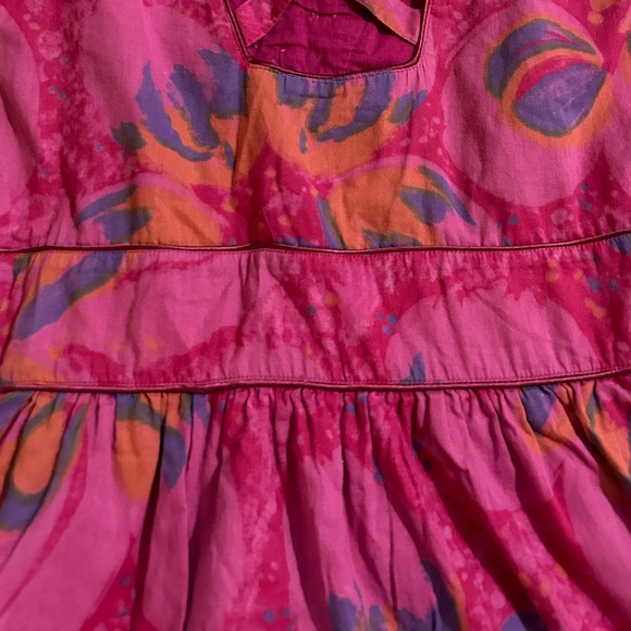 Free People Pink Floral Dress Women’s Size 4 - Picture 7 of 7